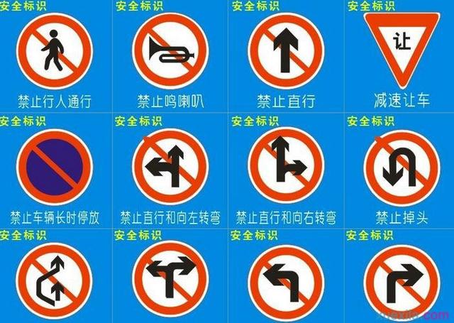 看清信號(hào)燈、標(biāo)牌與標(biāo)線